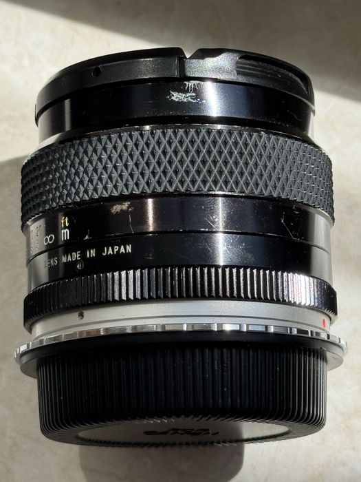 Ширококутний мануальний обʼєктив Yashica 28 mm 2.8 для canon contax