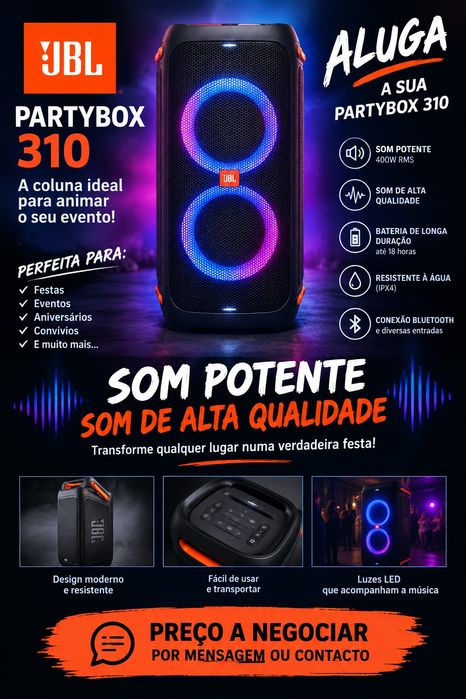 JBL Partybox 310 (Aluguer)