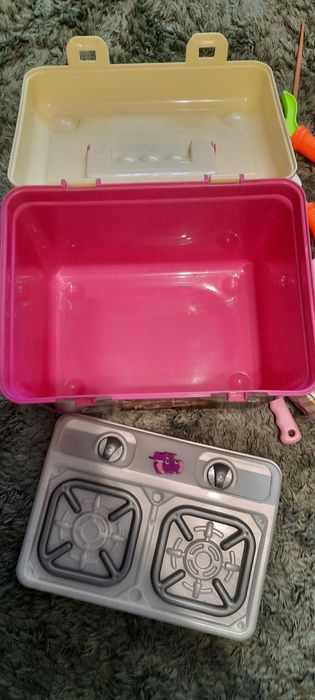 Дитячий іграшковий посуд, кухня, продукти, набір