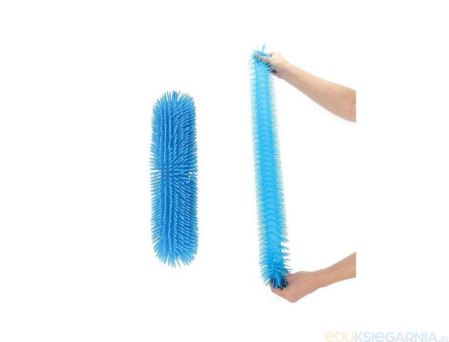 Włochata gąsienica gniotek Pufferz YOYO 30cm pomarańczowa