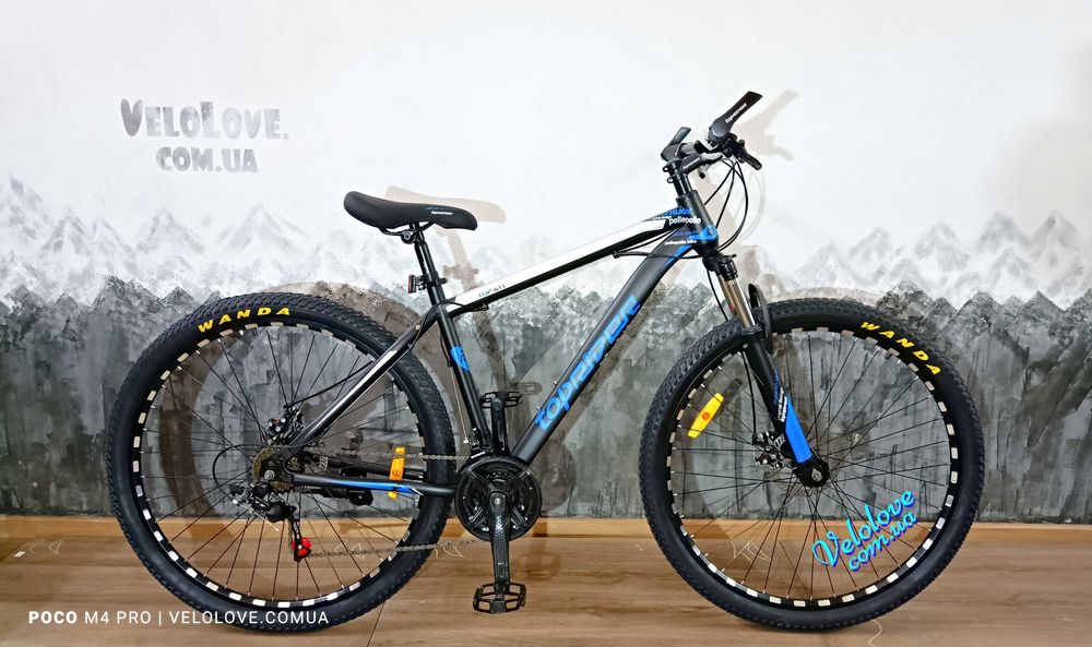НОВЫЙ MTB Велосипед Top Rider, 29". Качество сборки, обвес Shimano.