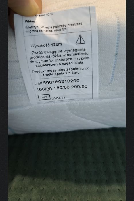 Materac Hevea Snudo 80x160