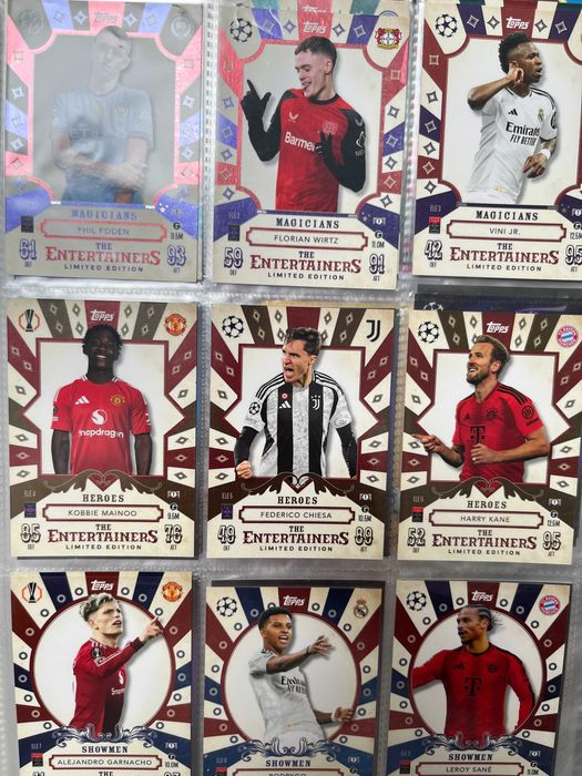 Match Attax 24/25 The Entertainers ELE 1 até ELE 12