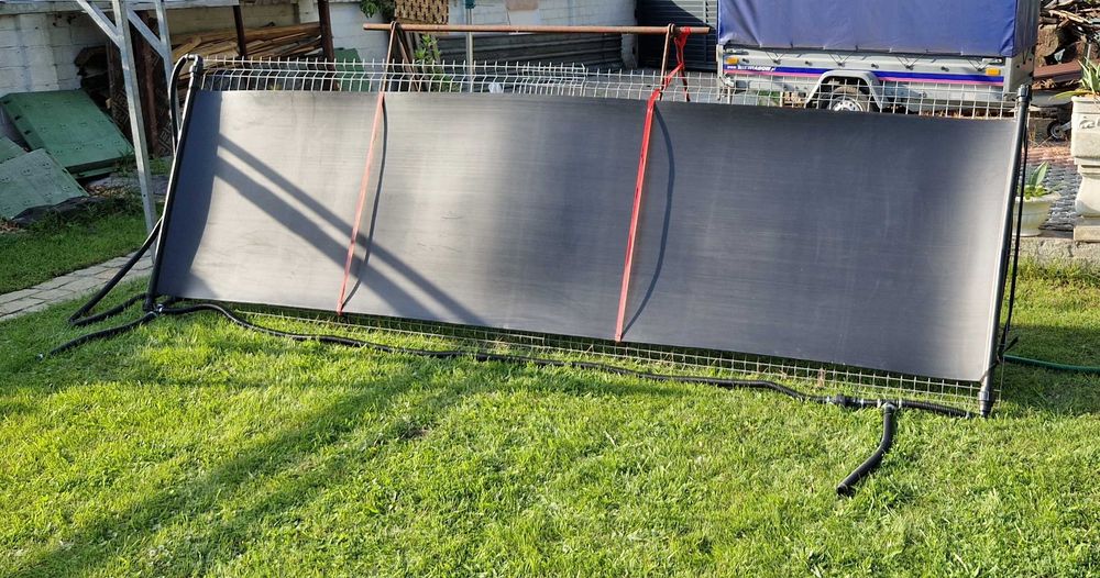 Duzy solar podgrzewacz przepływowy wody do basenu nie na prąd Wrocław