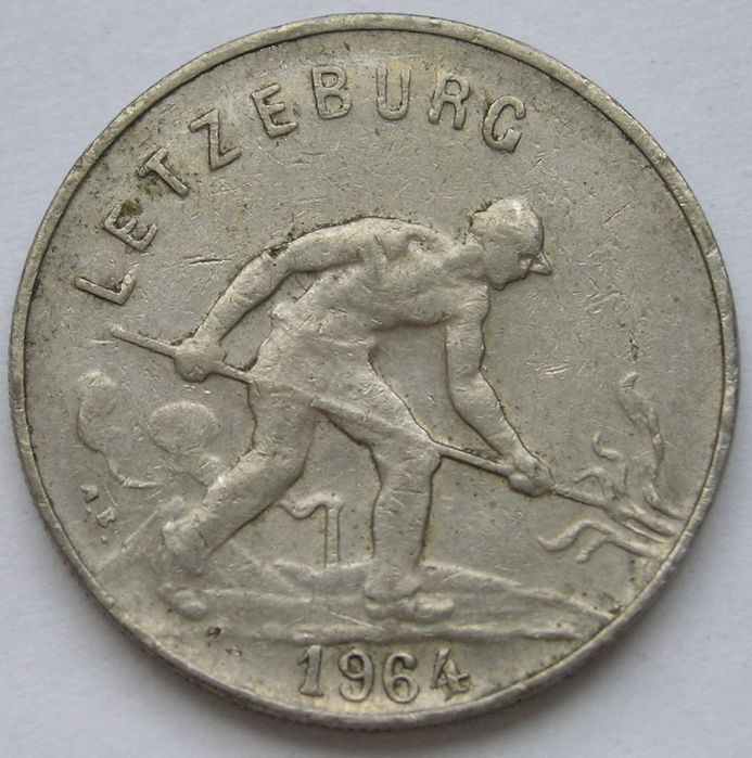 Luksemburg 1 frank 1964