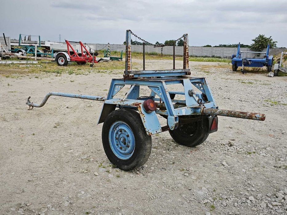 Przyczepa dłużycowa dłużyca EIGENBAU DMC 680 kg stali drutu słupów A/2
