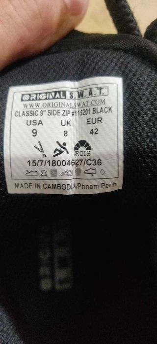 Vendo botas S.W.A.T novas