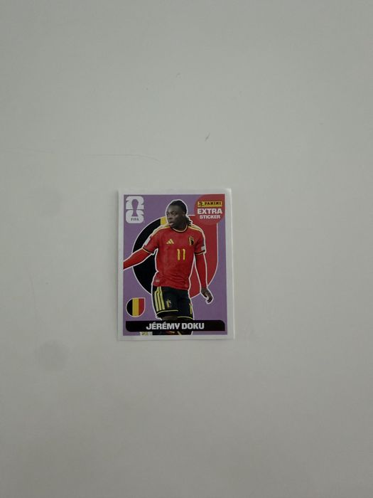 Extra sricker regular Jérémy Doku mundial 2026