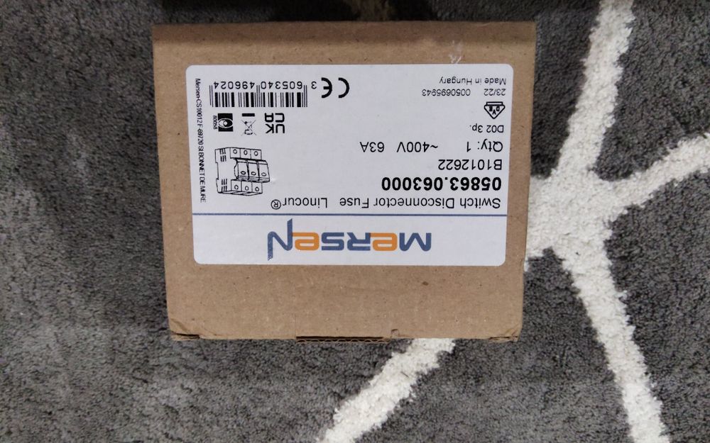 Продам розєднувач Mersen 63a