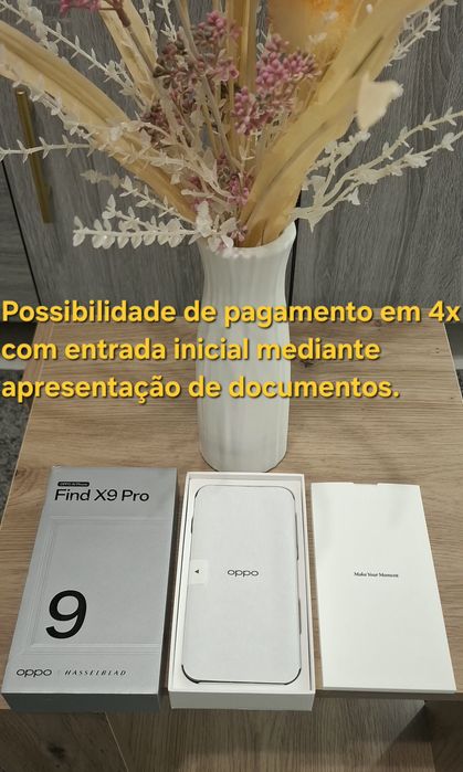 Smartphone Oppo Find X9 Pro+carregador+auricular+powerbank+garantia 3A