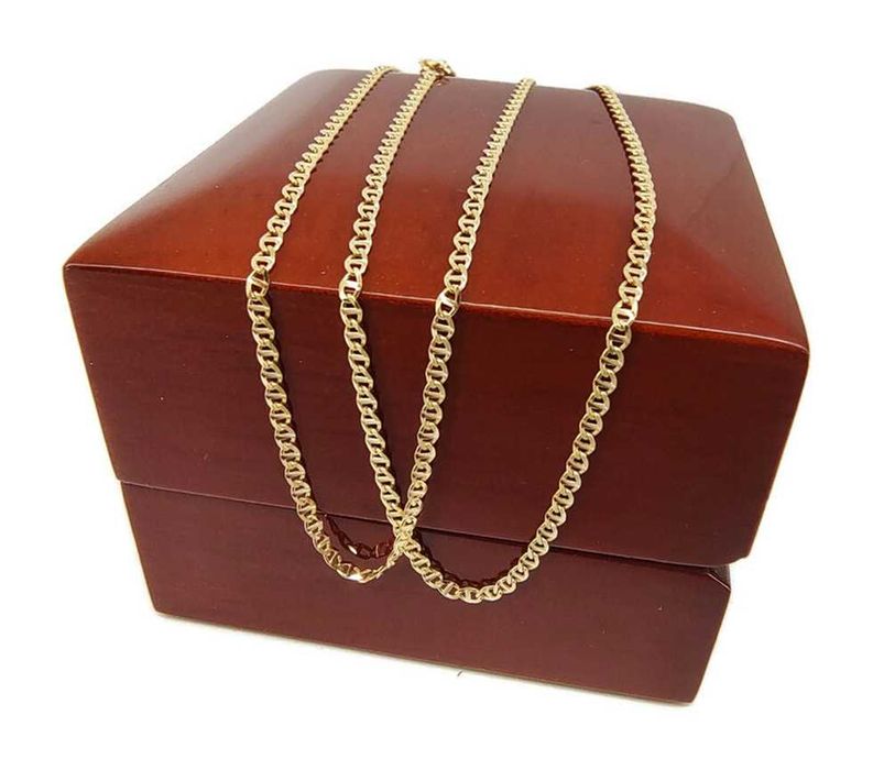 Złoty łańcuszek - splot Gucci P.585. 55cm. 2,32g