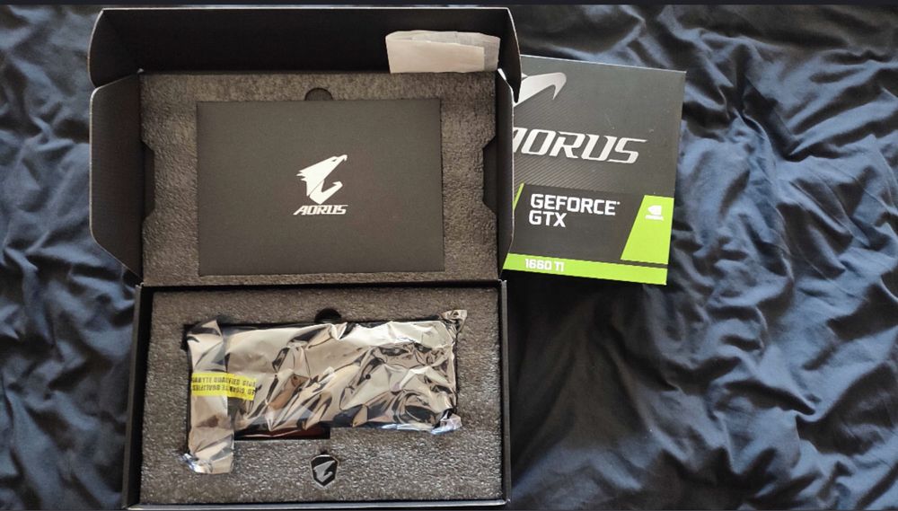 Gtx 1660ti Aorus , комплект + чек