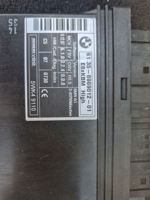 BMW E60 E61 KBM High moduł karoserii komfortu