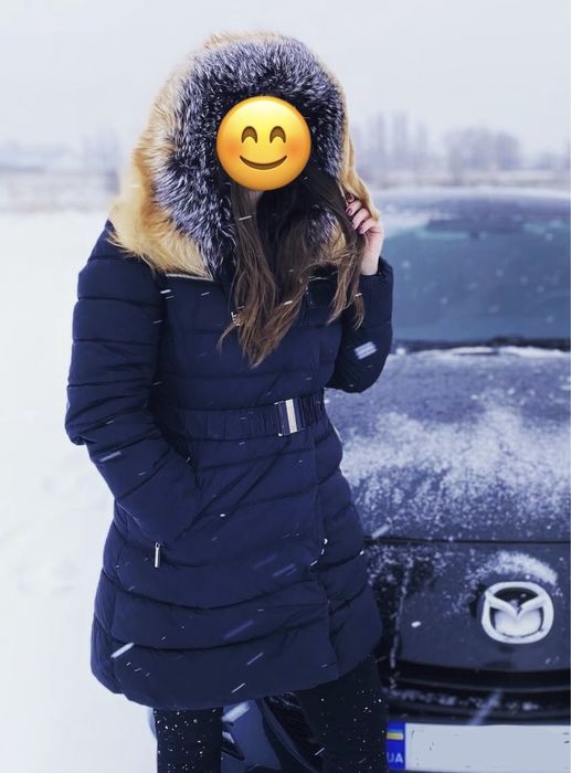 Куртка зимова з хутром єнота