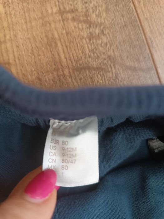Komplet bluzka i spodnie rozm. 86 H&m
