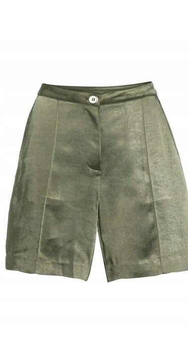 Stylowe szorty ,krótkie spodenki oliwkowe 36 ,nowe . Bonprix