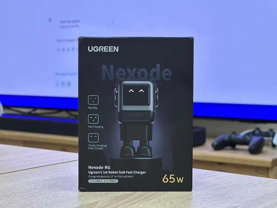 Зарядний пристрій Ugreen Nexode RG 65W USB C GaN Charger
