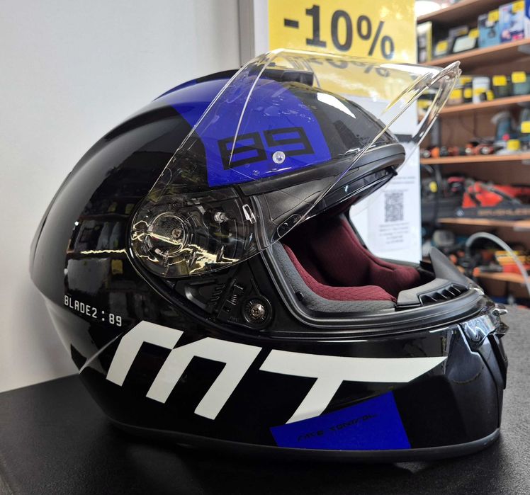 Kask motocyklowy MT HELMETS BLADE 2 + interkom, Komis Jasło Czackiego