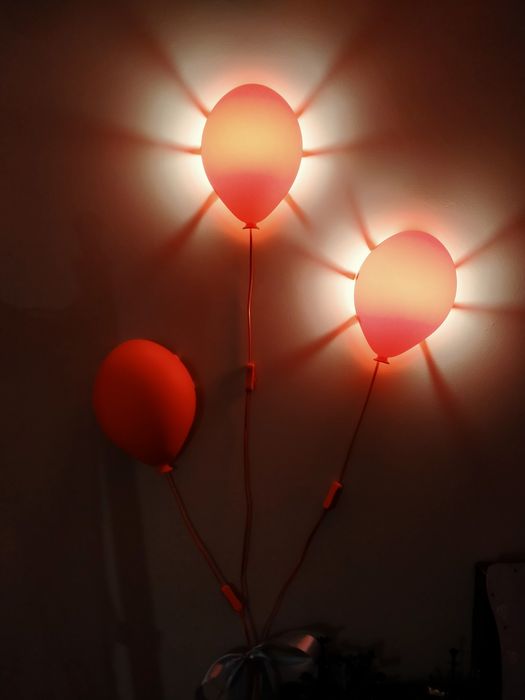 Lampki kinkiety baloniki IKEA do pokoju dziecięcego