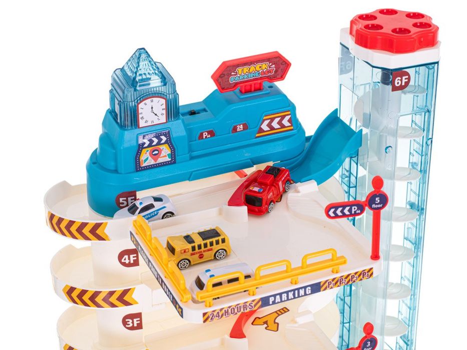 Parking garaż 5 poziomów elektryczna winda + mata + 8 aut