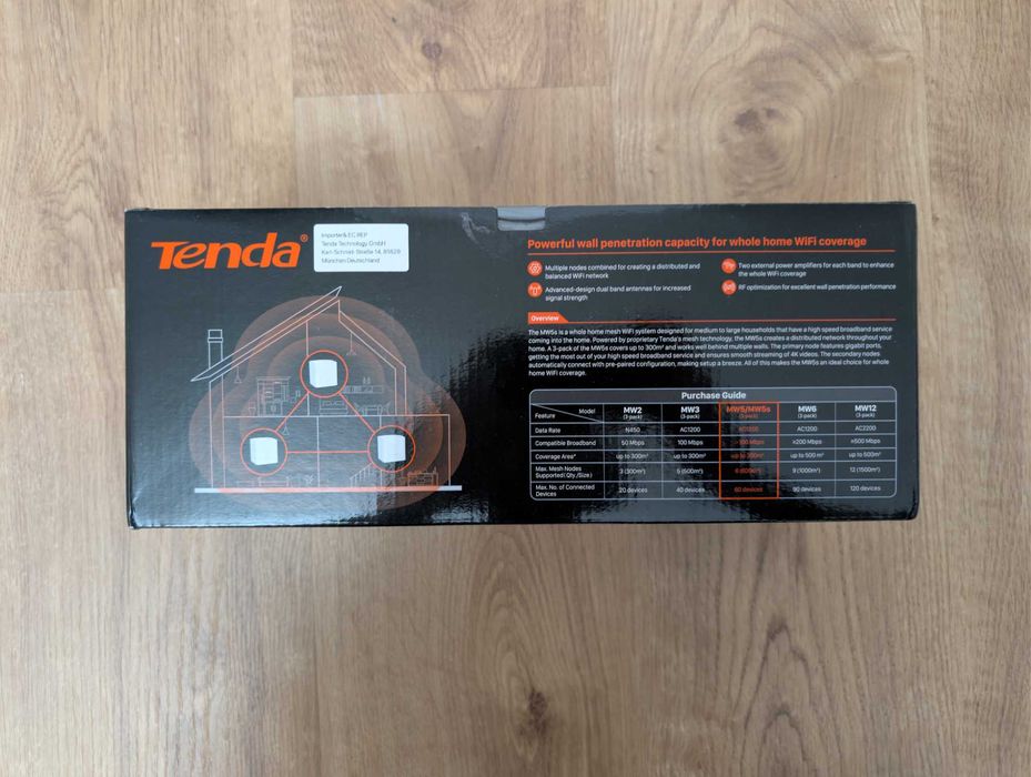 Tenda Mesh MW5S AC1200 Wi-Fi Dual Band 3-PACK