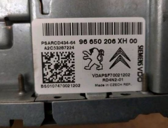 AUTO-RADIO CD ORIGINAL PEUGEOT 308 I - 96650206XH-00