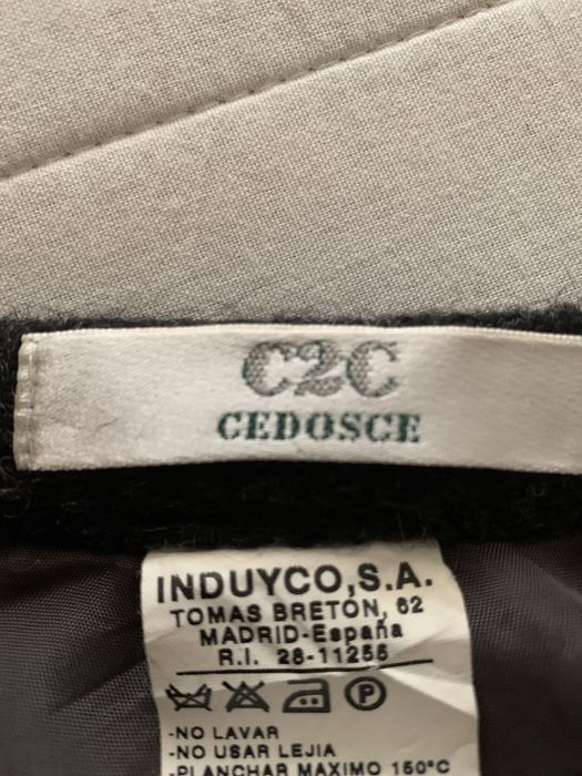 Saia comprida cinza escuro Cedosce