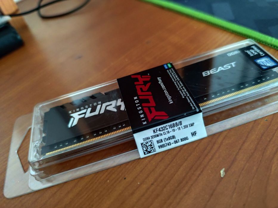 Ram ddr4 8g da fury