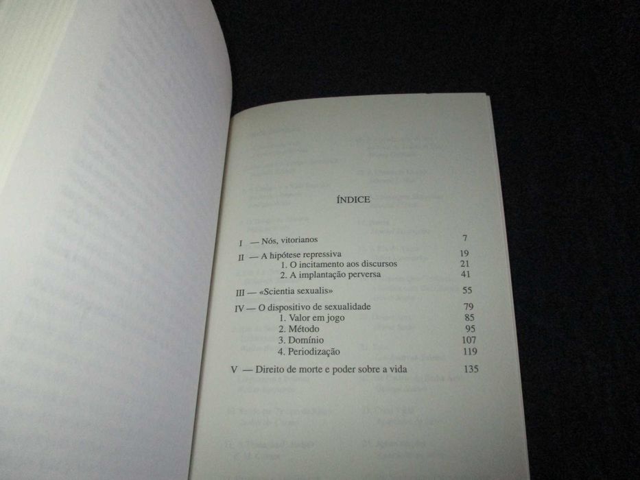 Livro História da Sexualidade I A Vontade de Saber