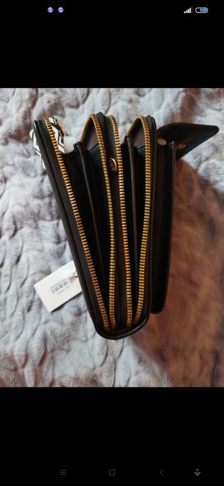 Portfel na pasku parcianym