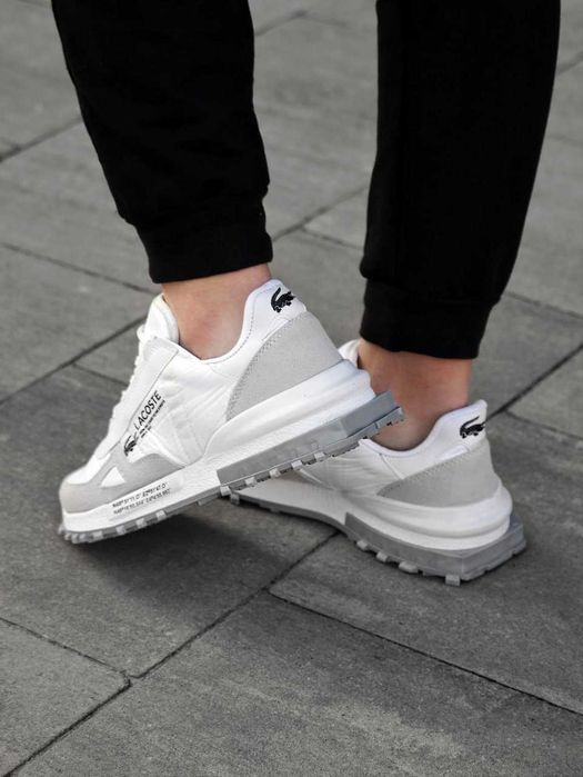 Кросівки чоловічі білі Lacoste Elite Active  White