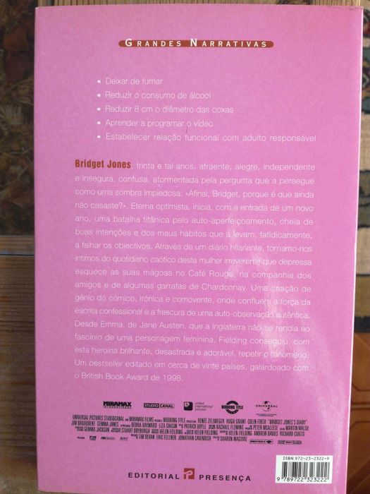 O Diário de Bridget Jones, de Helen Fielding