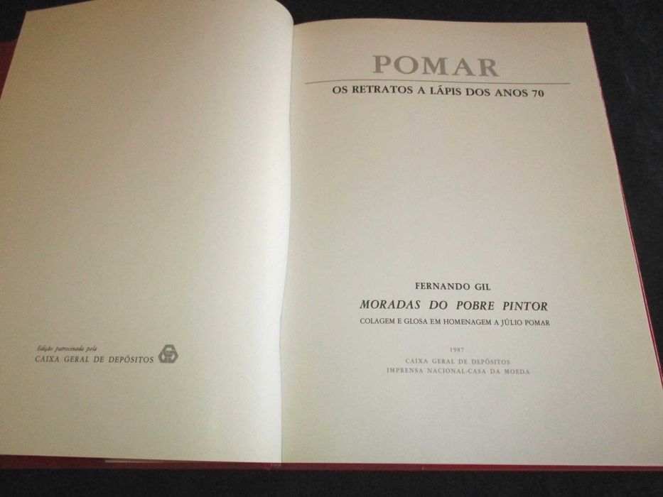 Livro Pomar Os Retratos a Lápis dos anos 70 Edição Especial