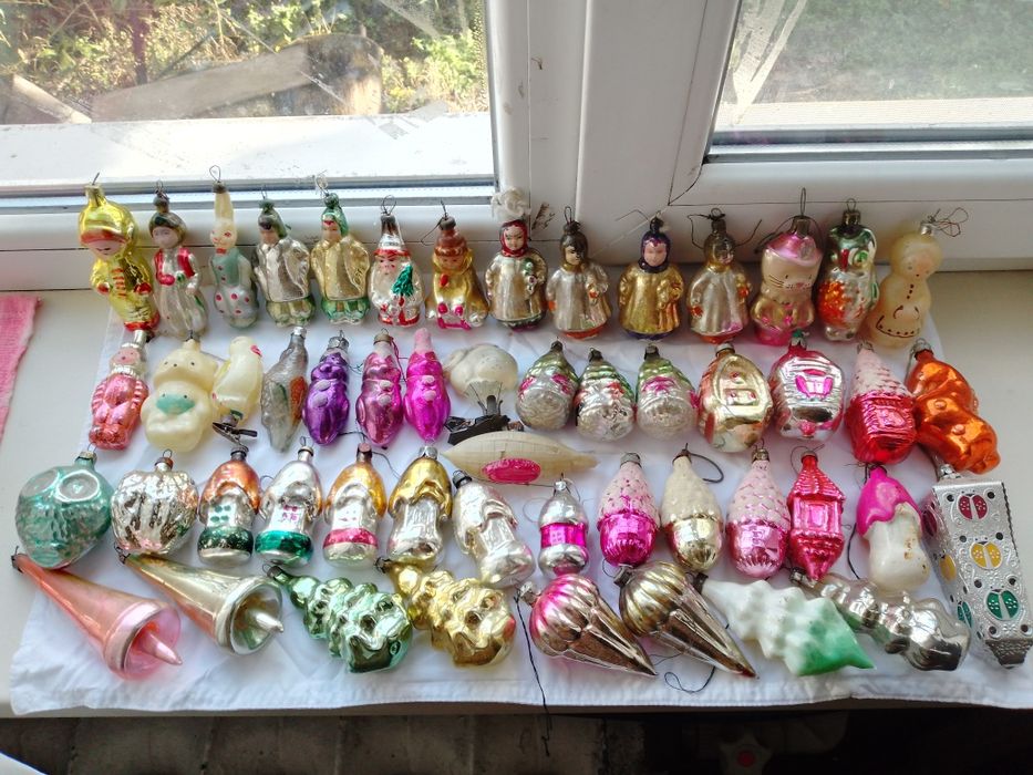 Старые ёлочные игрушки