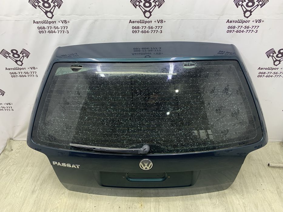 Ляда Volkswagen Passat B5+ кришка багажник пасат б5 зелена без скла