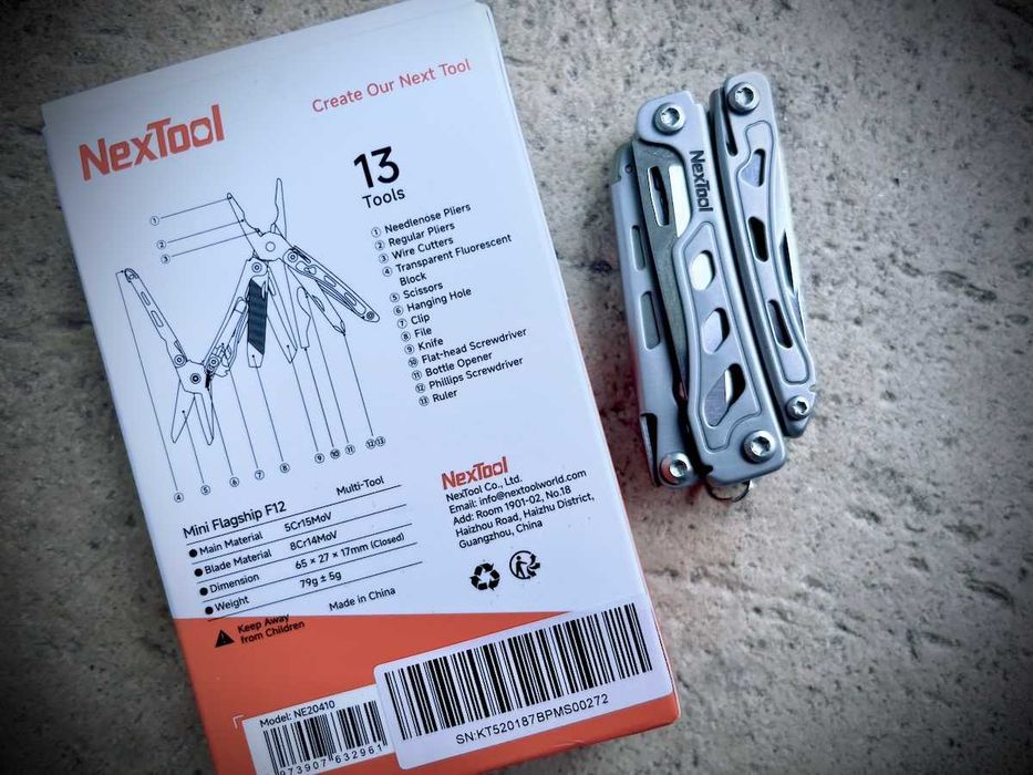 NexTool Mini Flagship F12, ferramenta multifuncional