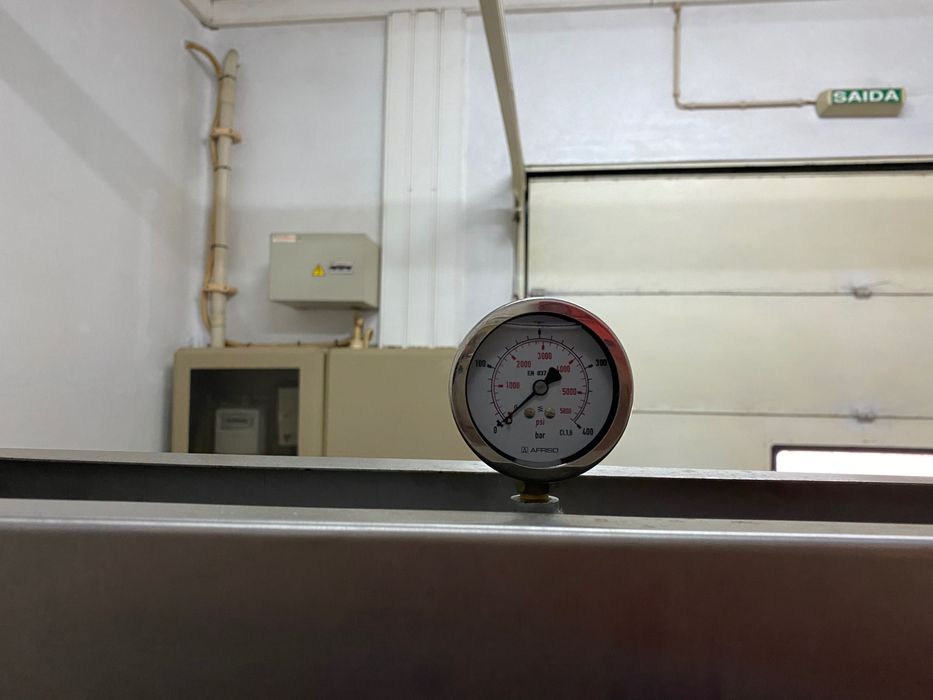 Prensa de presunto en molde rectangular