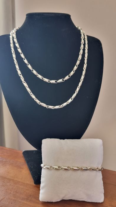 Srebrna bransoletka vintage 925