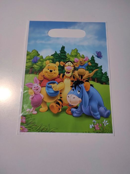 Kubuś Puchatek torebeczki na prezent upominek 1 sztuka