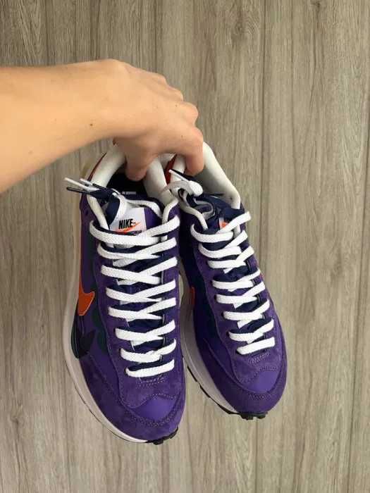 (БЕЗ ПЕРЕДОПЛАТИ) Nike VaporWaffle x Sacai Purple найк сакай фіолетові