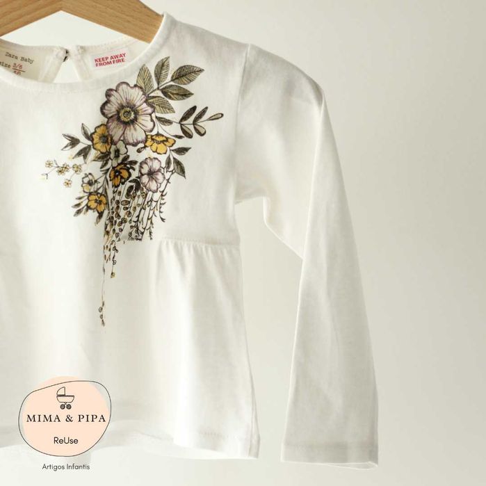 Camisola Zara   3/6 meses