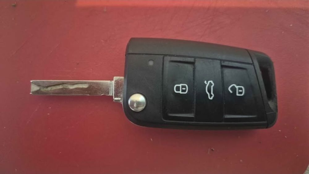 Nova chave de controle remoto do Grupo Volkswagen