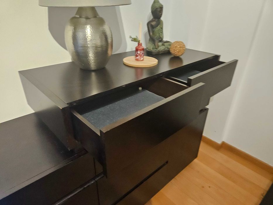 Mobília de Sala em Wengue + Mesa Jantar + 6 Cadeiras