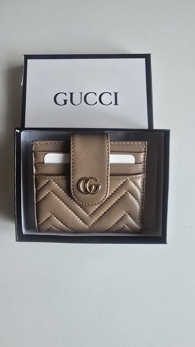 Mały portfel w pudełku skóra naturalna