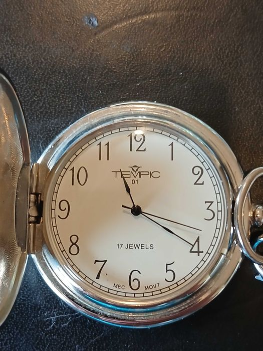 Stary zegar ścienny Berendsohn w stylu vintage + GRATIS-kieszonkowy