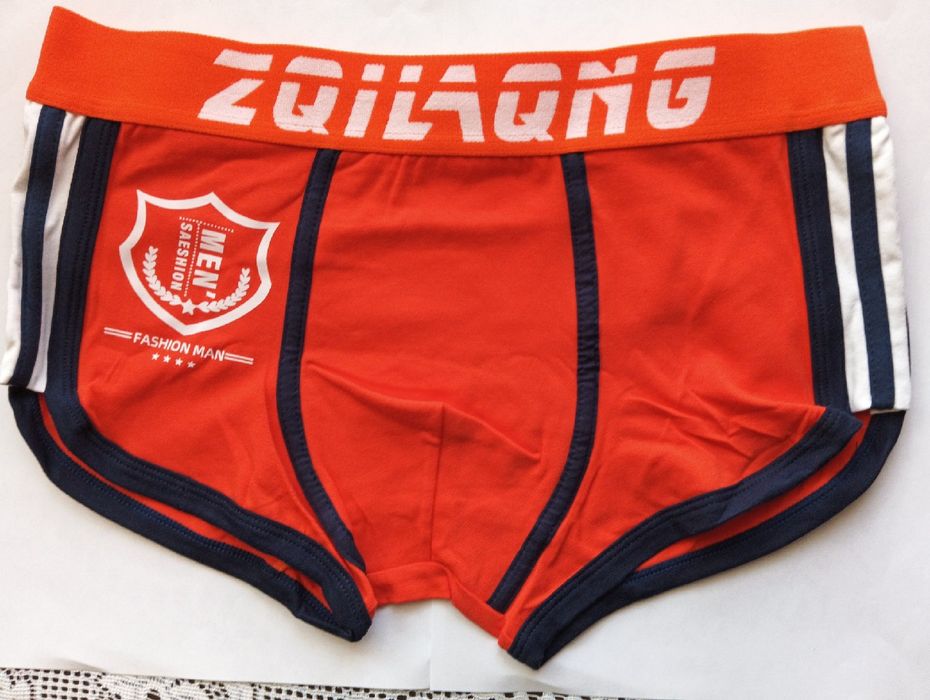 Bokserki męskie r.L pomarańczowe