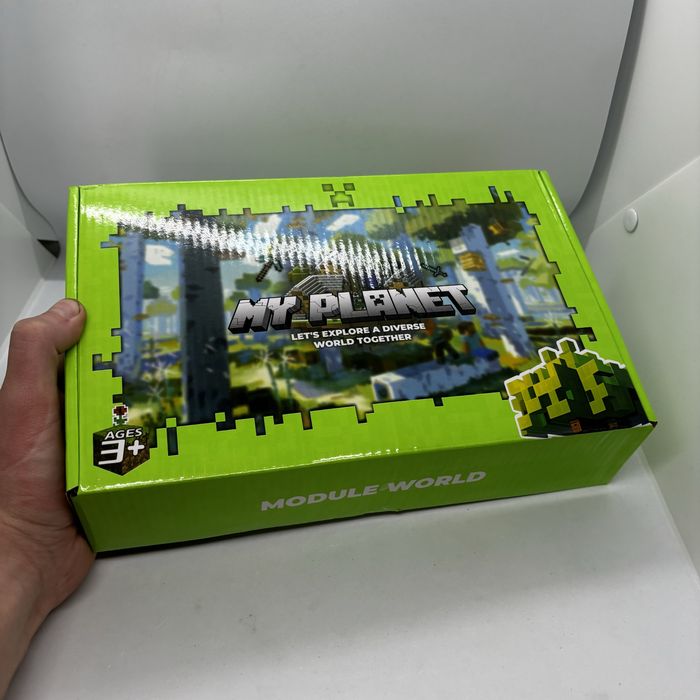 200шт + 6 фігурок Магнітний конструктор майнкрафт minecraft кубики 3д