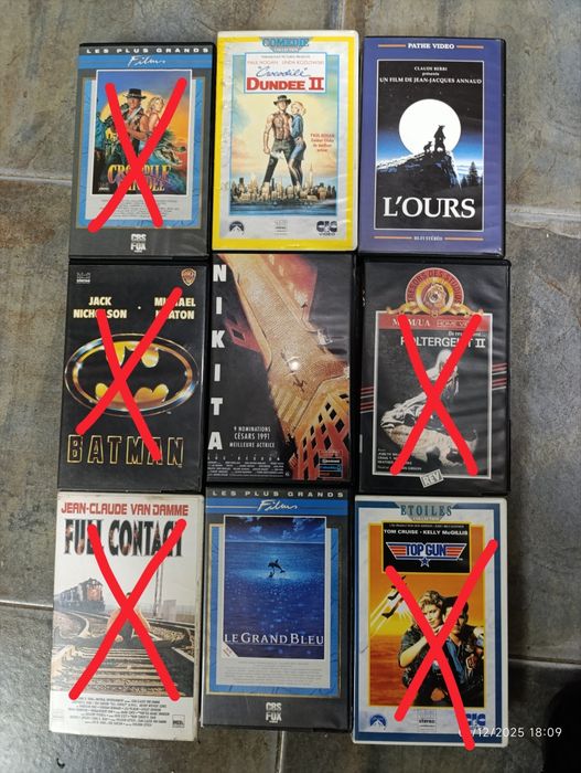 VHS originais em francês
