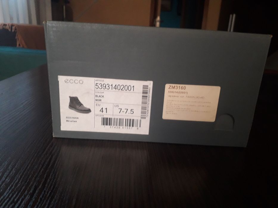 Ботинки Ecco демісезонні 41 розмір.