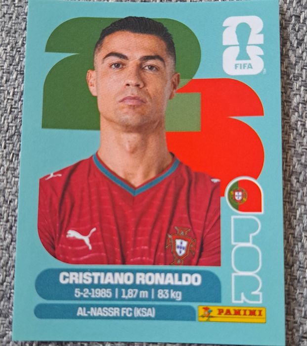 Cromo Cristiano Ronaldo